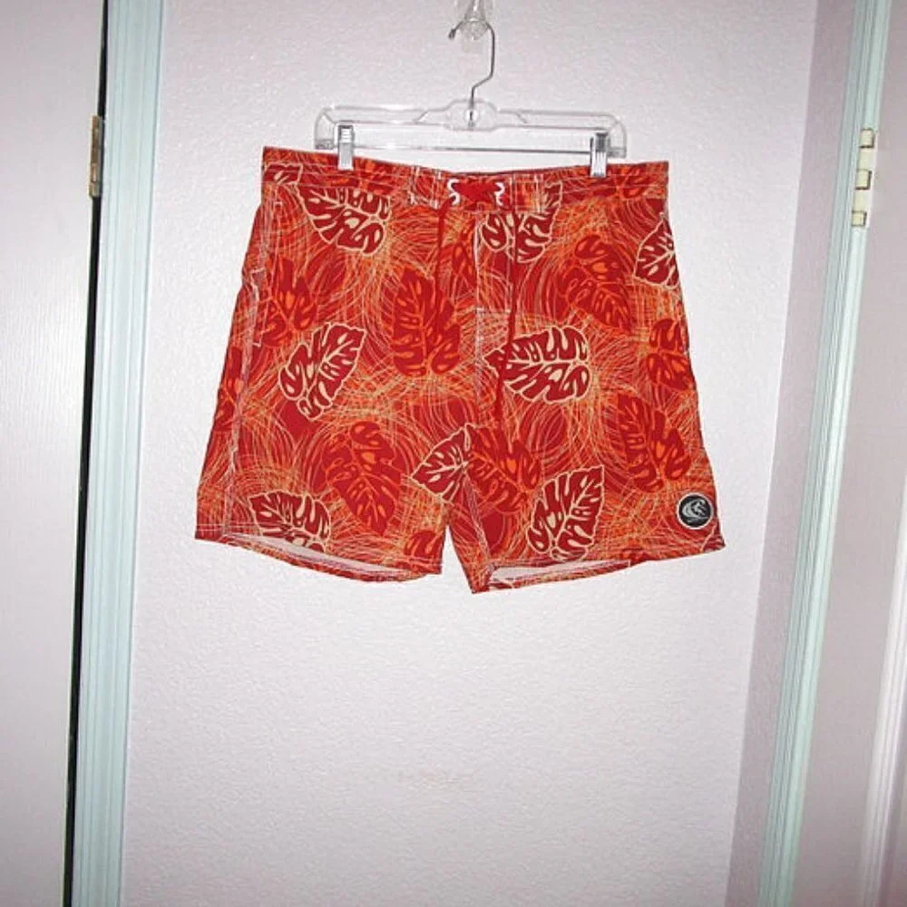 Wave Life Swim Trunks Mens XL Pockets Stretch Unlined Board Shorts Beach Resort